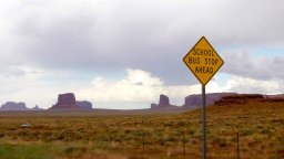 Bus Stop Ahead